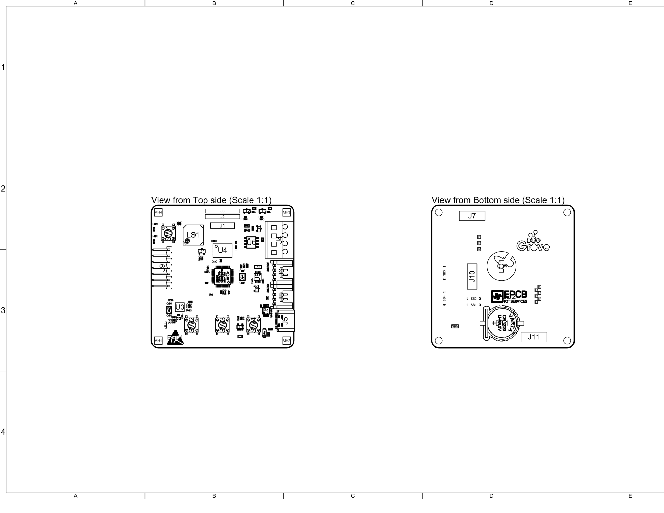 Bản vẽ Assembly mặt trên