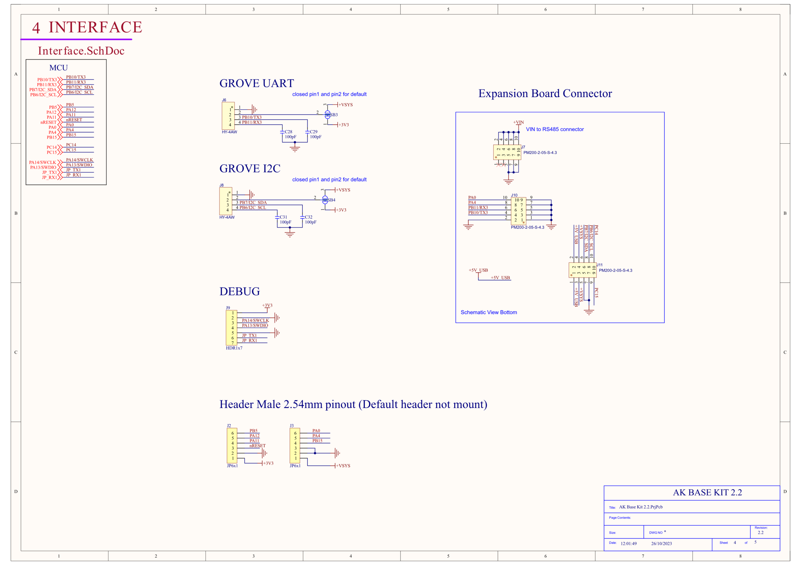 Schematic khối USB to UART