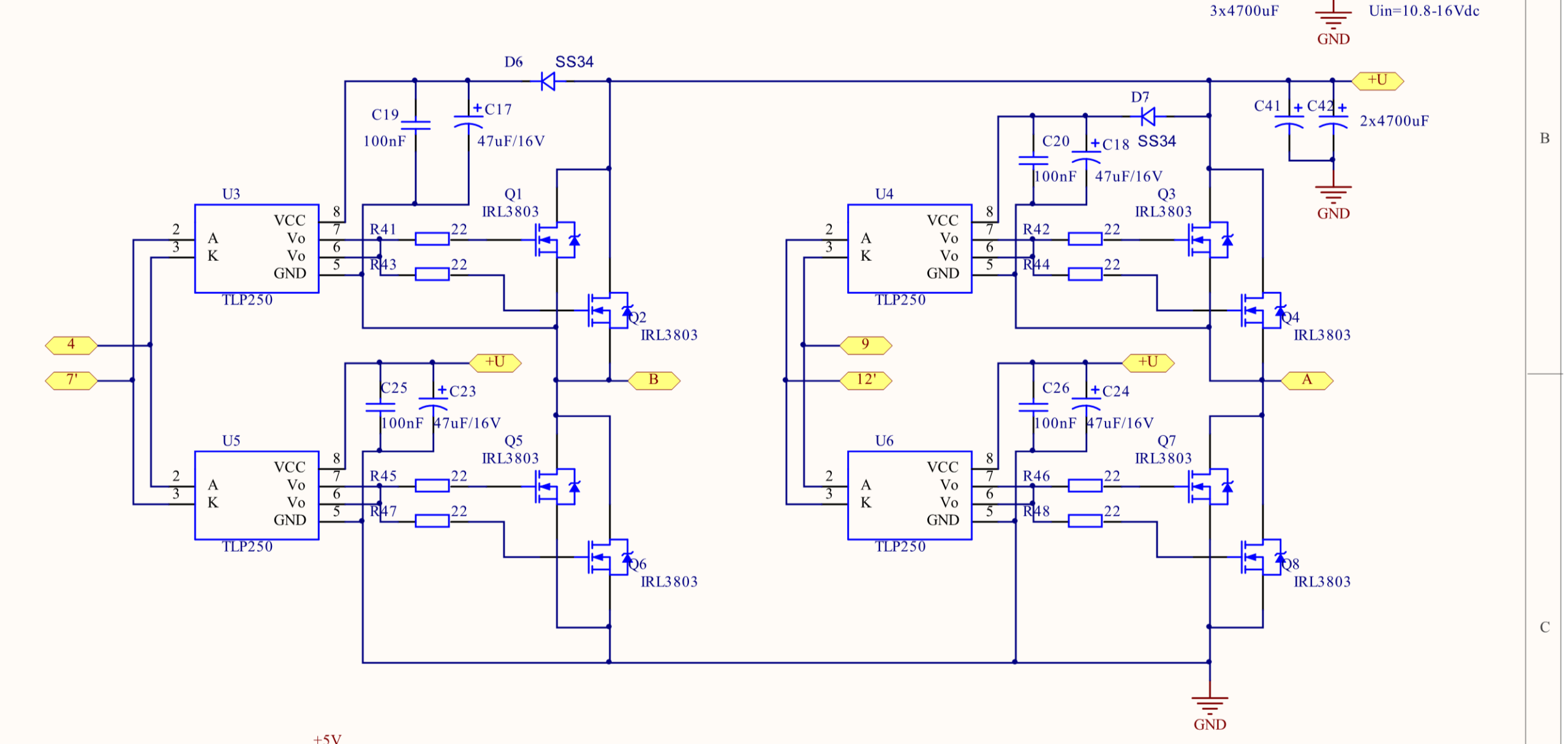 Sơ đồ nguyên lý Inverter PIC16F876A - Phần 1