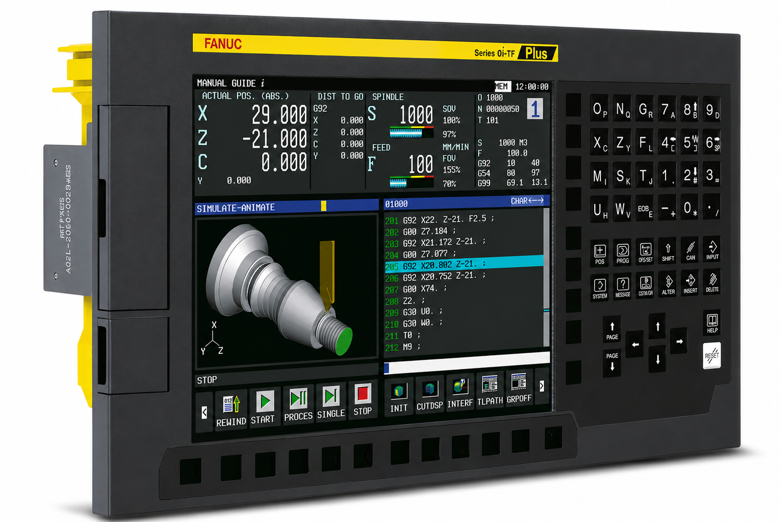 Giao diện màn hình iHMI thông minh của Fanuc 0i-F
