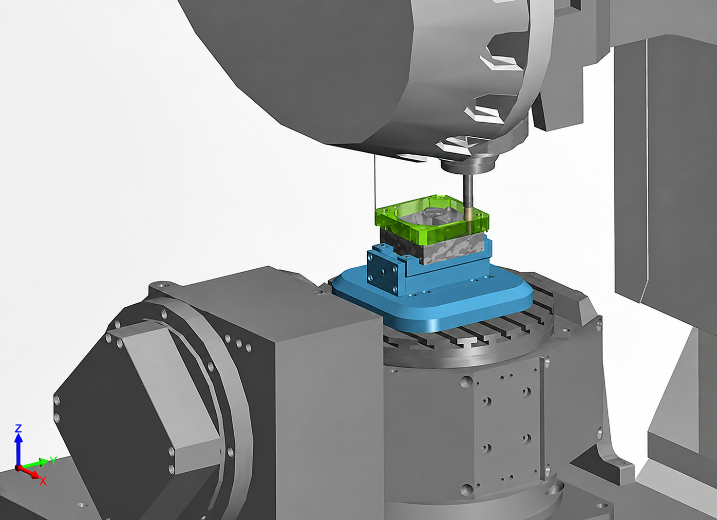 Màn hình mô phỏng Digital Twin và hệ thống điều khiển Fanuc FS500i